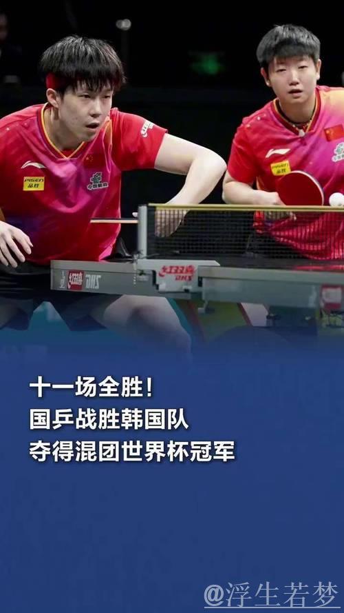 中国对阵韩国：国际乒联混合团体世界杯半决赛精彩回顾
